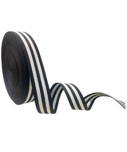 Rolo de fita em poliéster, matéria prima para fabricação de alça de bolsa linha chic