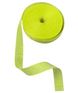 rolo de fita translucida com amarelo neon